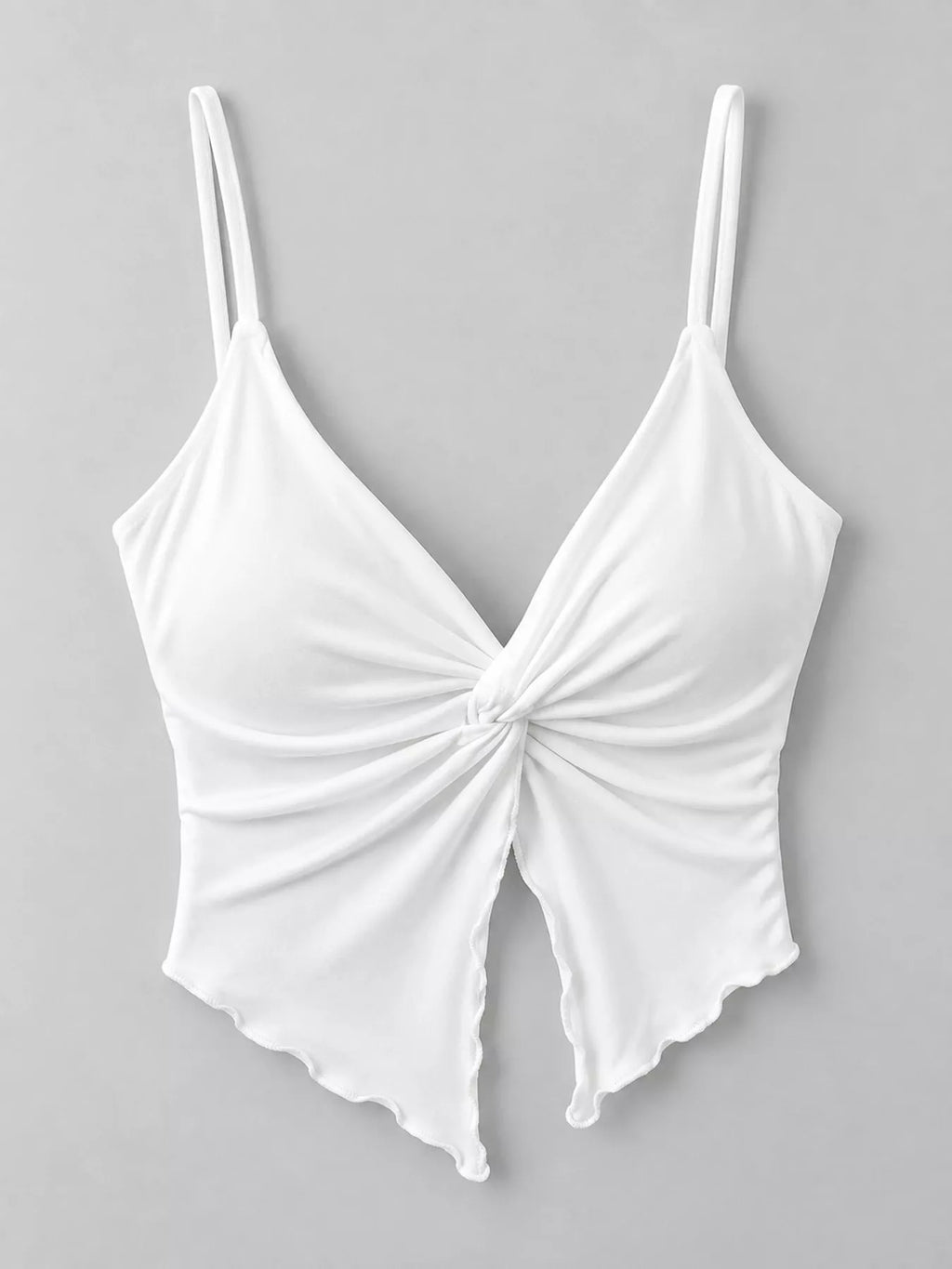 Twist Front Crop Cami