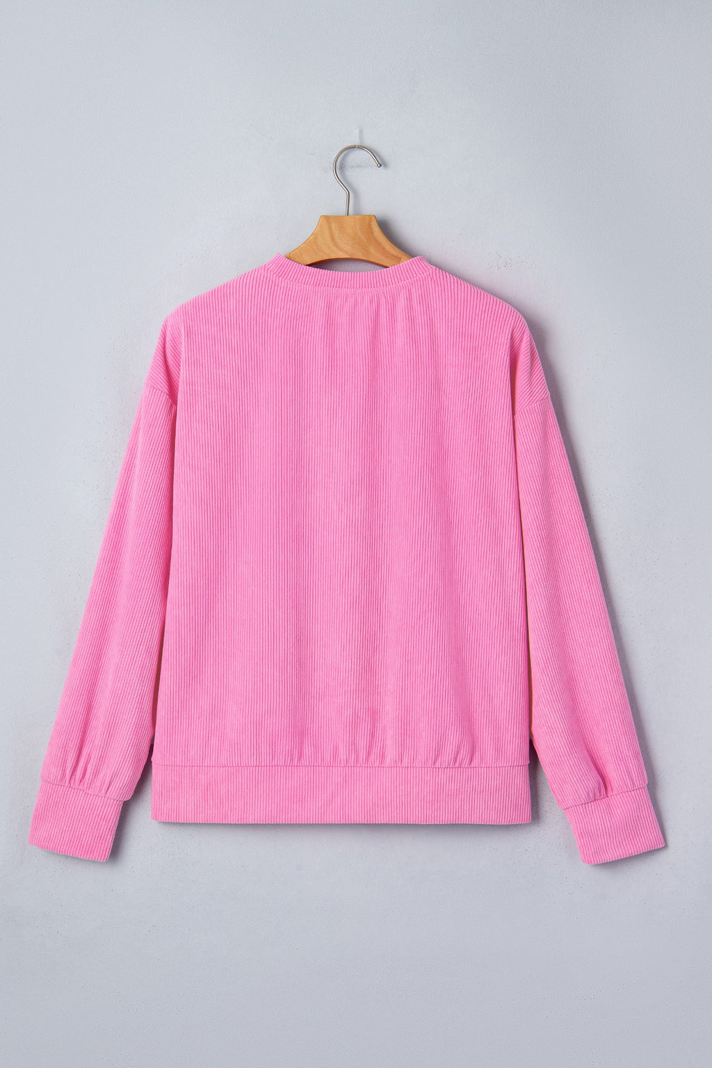Bonbon Sweet Girl Embroidered Graphic Rib Textured Top