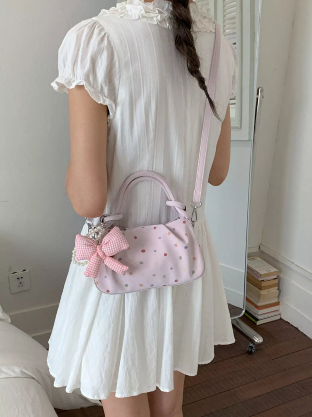 Polka Dot Crossbody Bag
