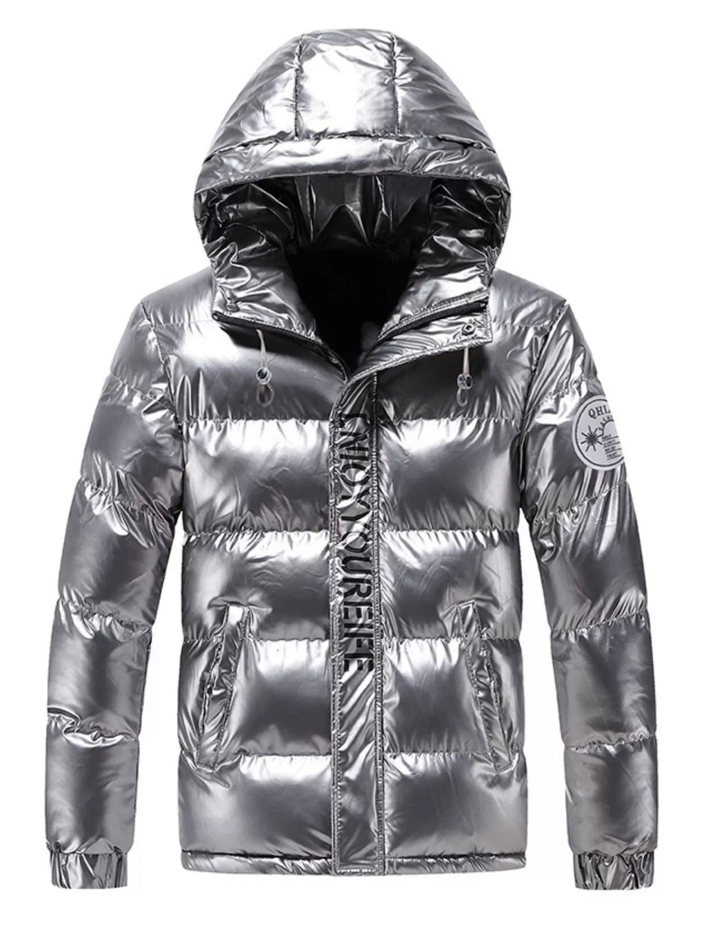 Men's Plus Size Padded Hooded Winter Coat