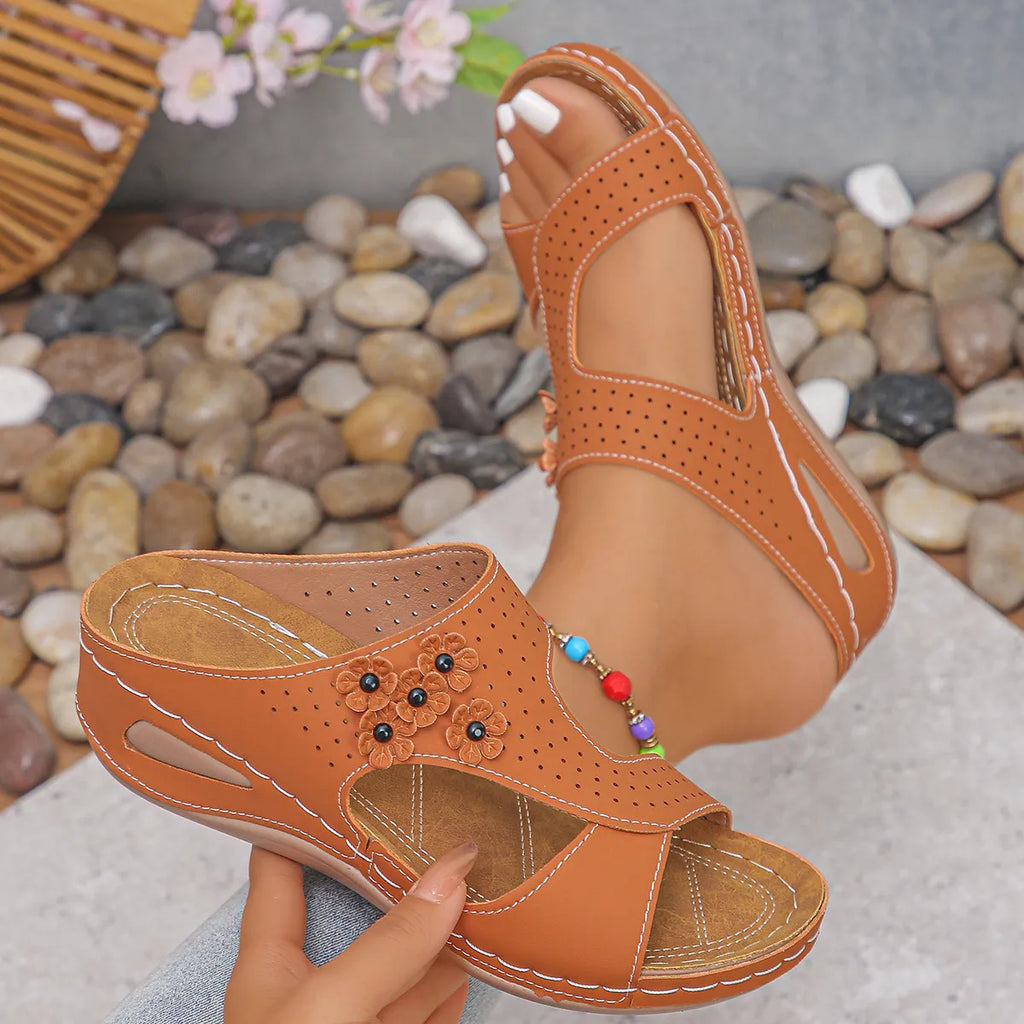 Open Toe Wedge Sandals