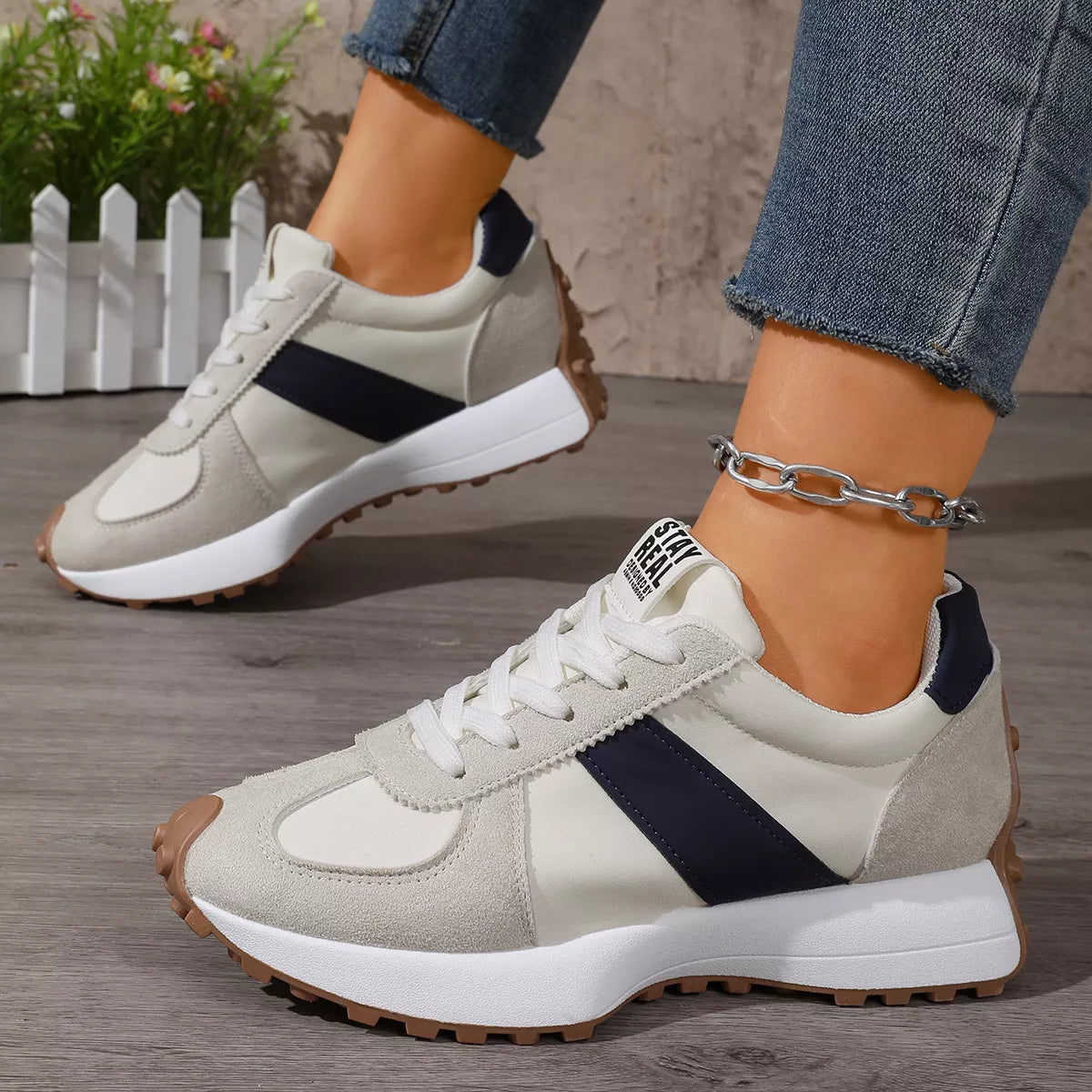 Round Toe Flats Sneakers
