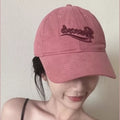Vintage Washed Cotton Baseball Cap