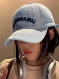 Casual Embroidered Denim Baseball Cap