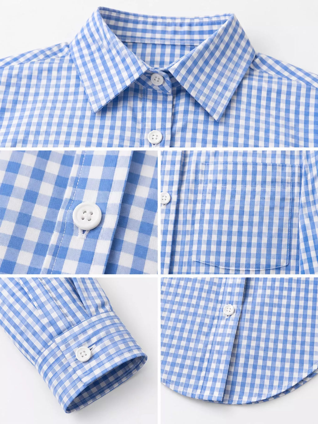 Plus Size Plaid Button-Down Long Sleeve Shirt