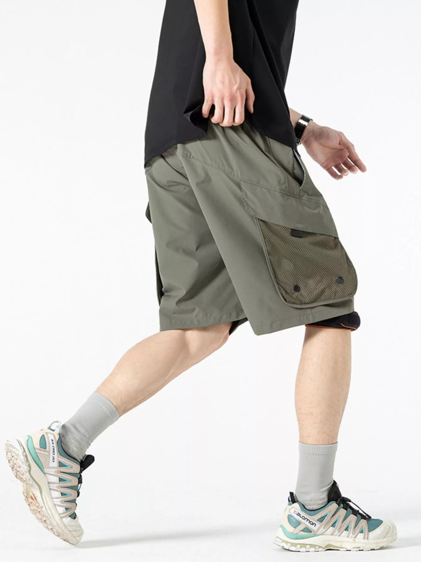 Men's Multi-Pocket Quick-Dry Cargo Shorts