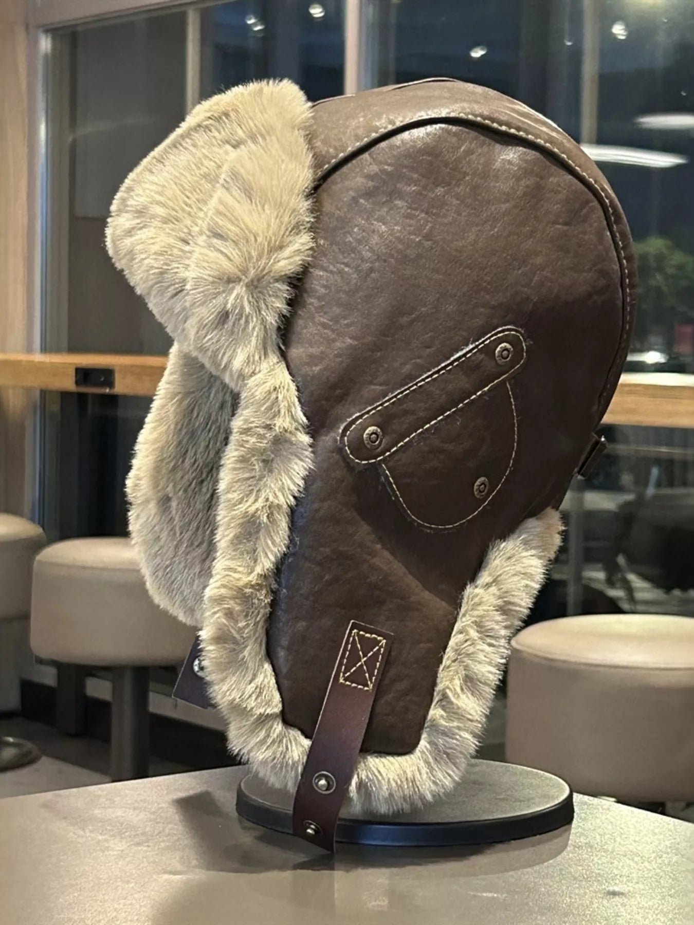 Warm Fuzzy Ear Flap Hat