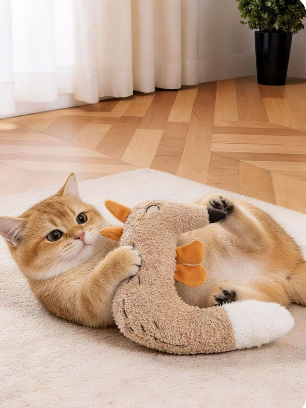 Duck & Fox Design Pet Plush Toys