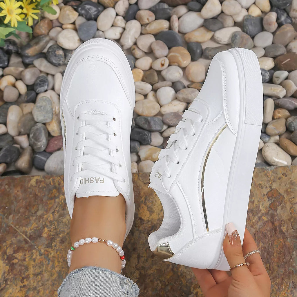 Round Toe Platform Sneakers