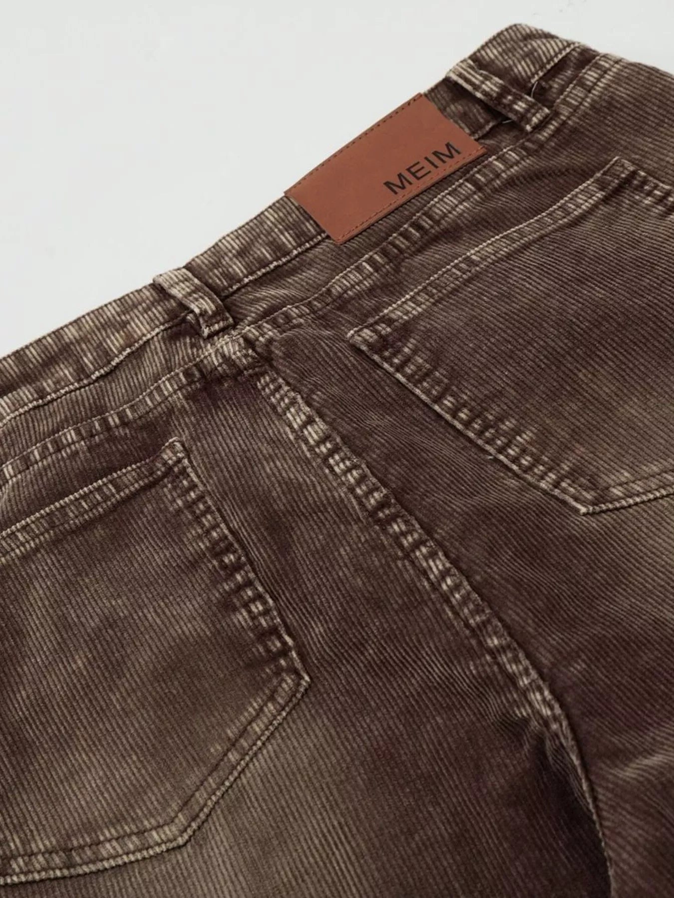 Men's Wide Leg Corduroy Pants