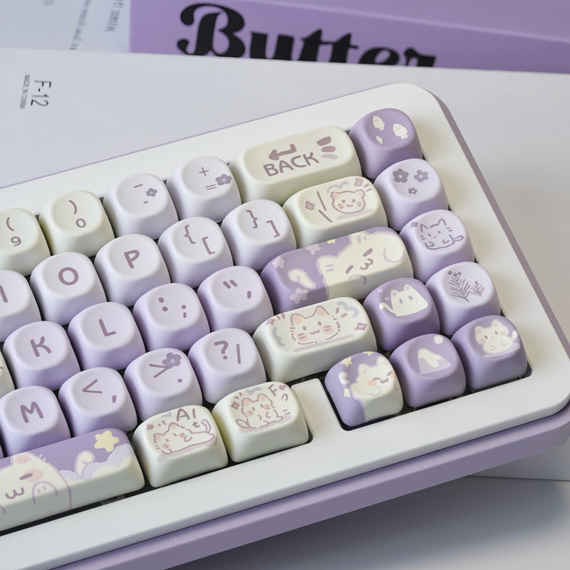 Sublimation Pbt Adapter Magnetic Shaft Wooting Key Cap For Keyboards
