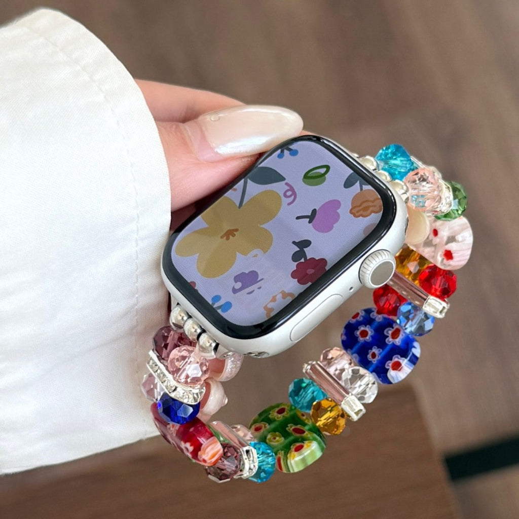 Colorful Candy Elastic Watch Strap Suitable For