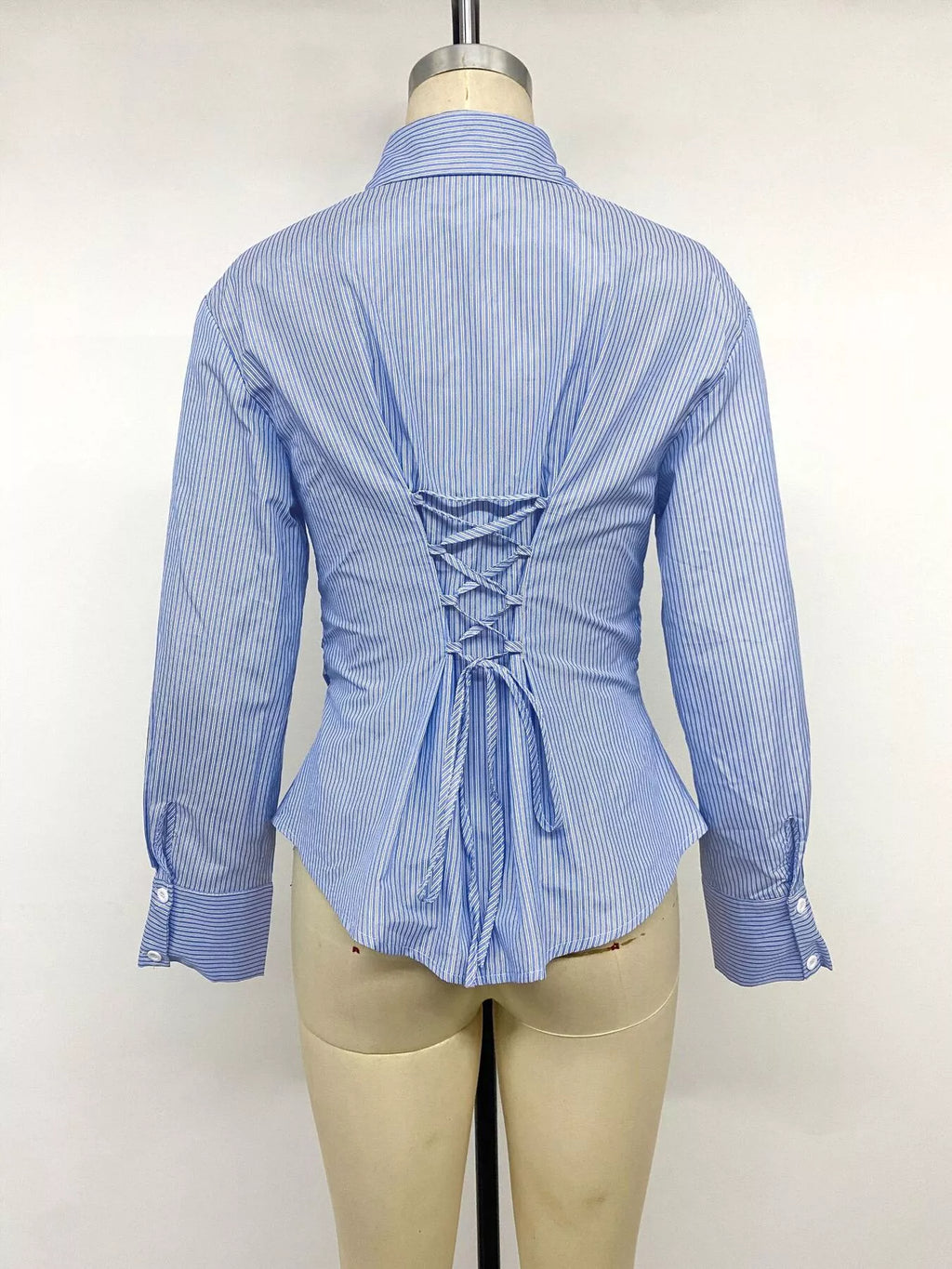 Striped Slim-Fit Button-Down Shirt