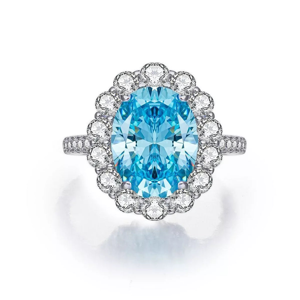 925 Sterling Silver Zircon Ring
