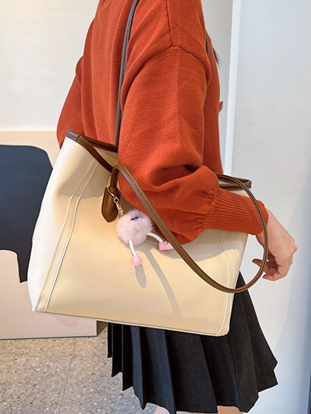 PU Leather Tote Bag