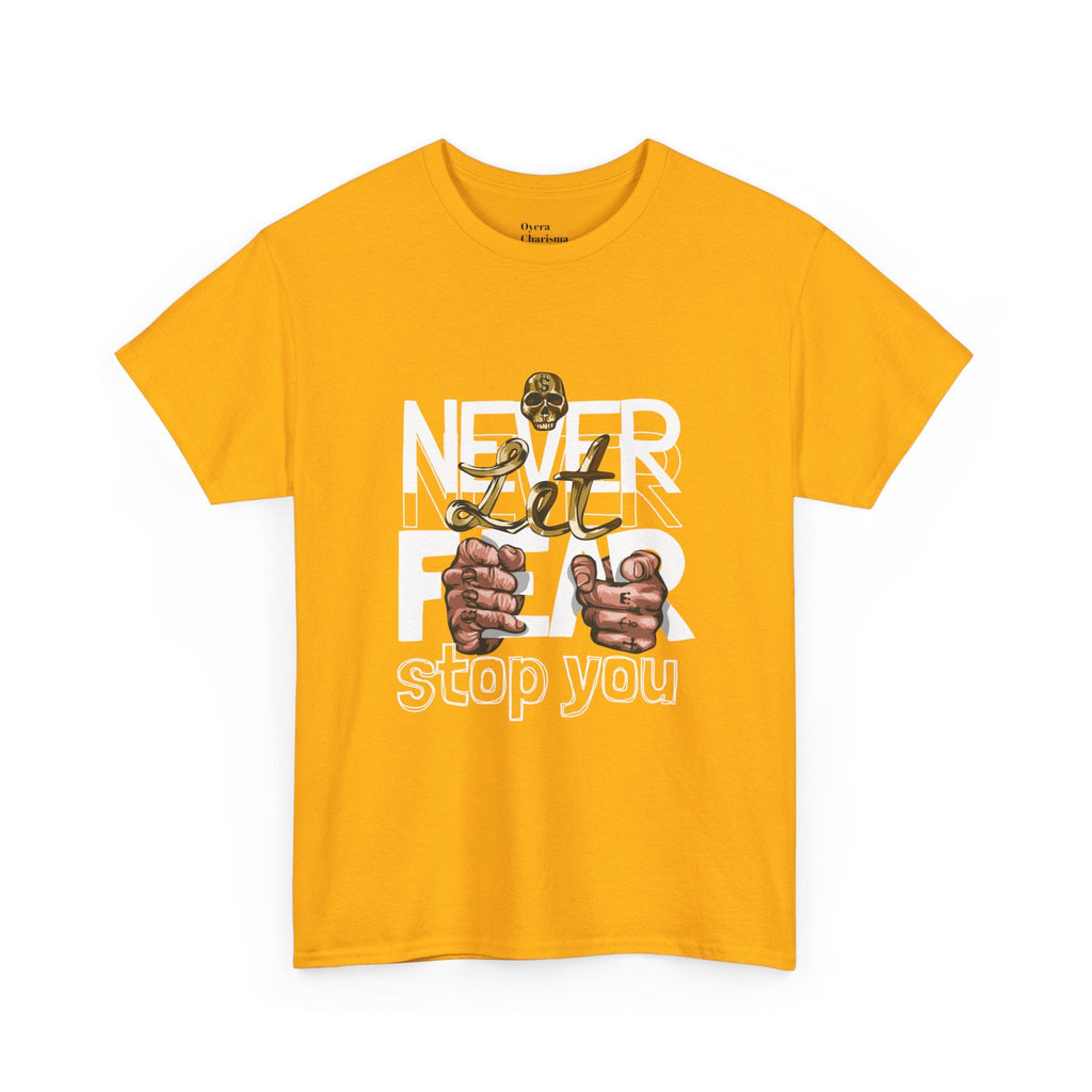 Never Give Up Heavy Cotton Tee