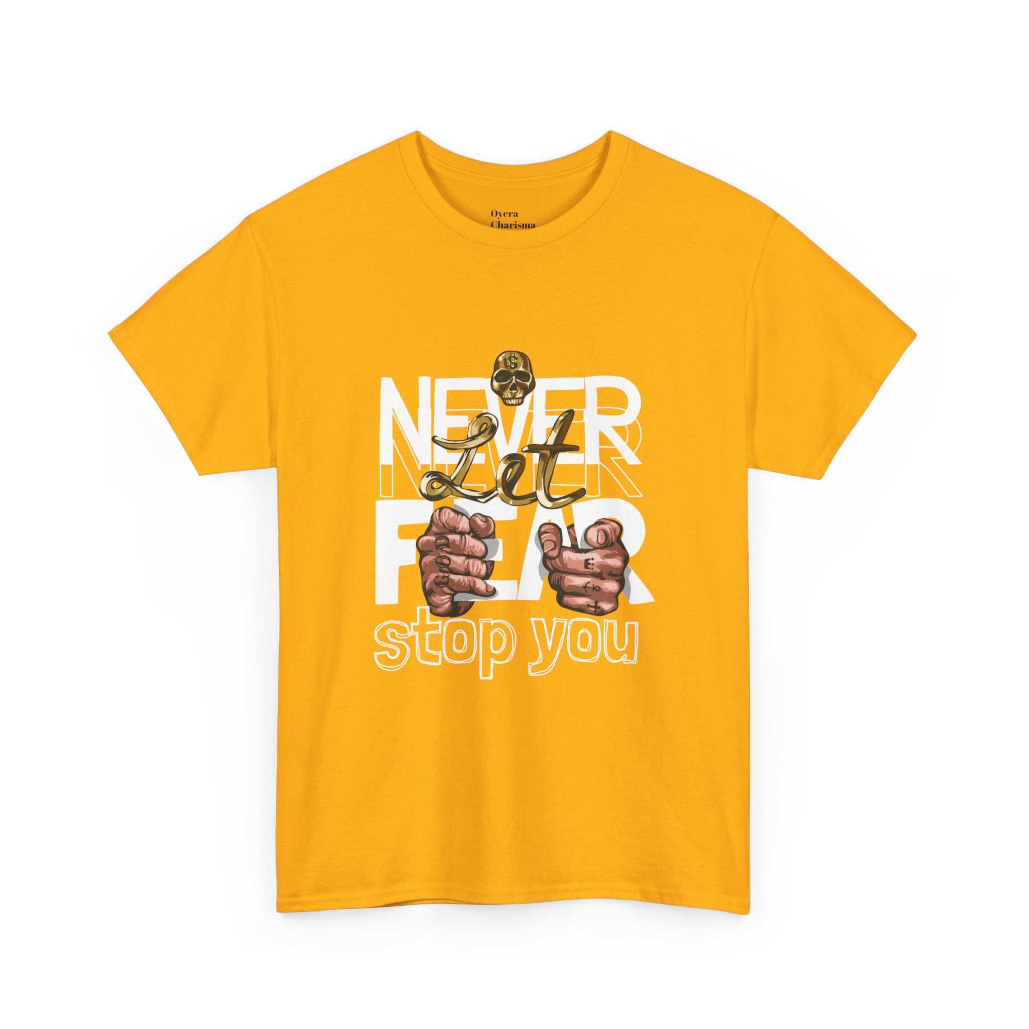 Never Give Up Heavy Cotton Tee