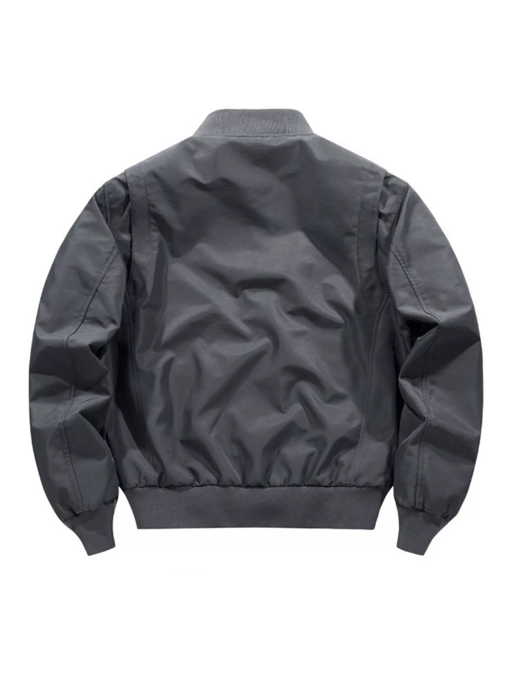 Men's Plus Size Zip Up Long Sleeve Jacket