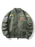 Men's Plus Size Zip Up Bomber Jacket
