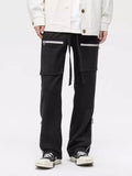 Men's Plus Size Zipper Pocket Relaxed Fit Pants