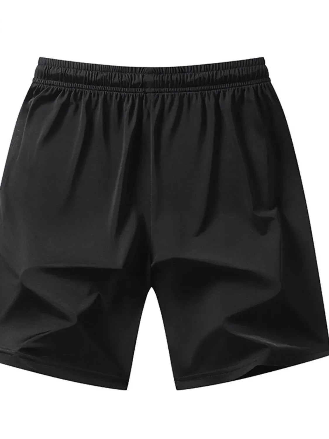 Men's Plus Size Drawstring Pocketed Shorts