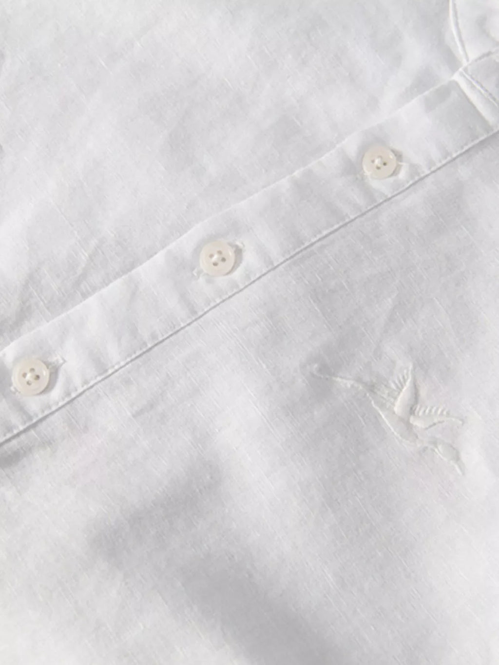 Men's Plus Size Button Detail Short Sleeve Blouse