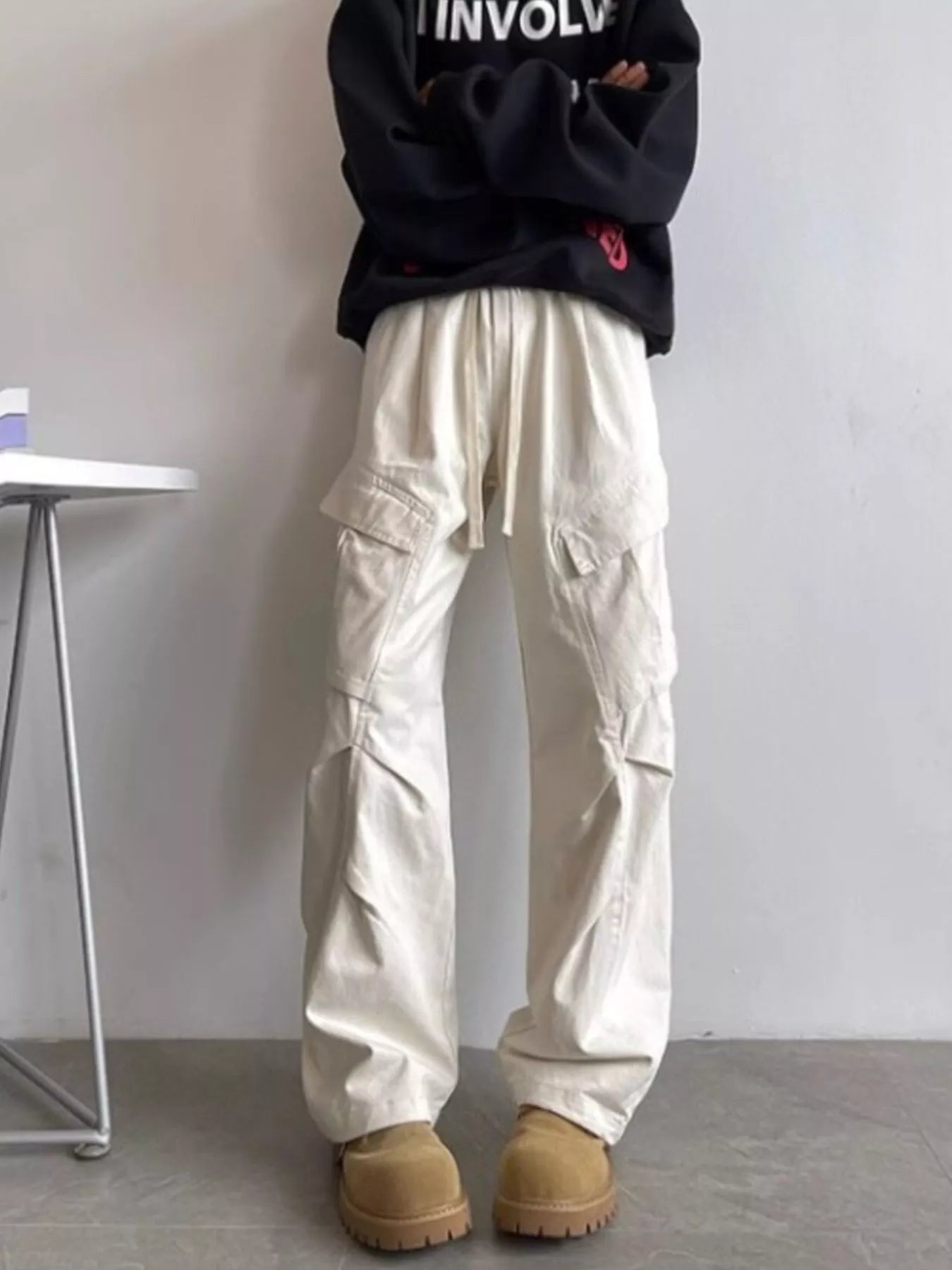 Men's Plus Size Loose Fit Cargo Pants