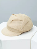 Lightweight Woven Newsboy Cap