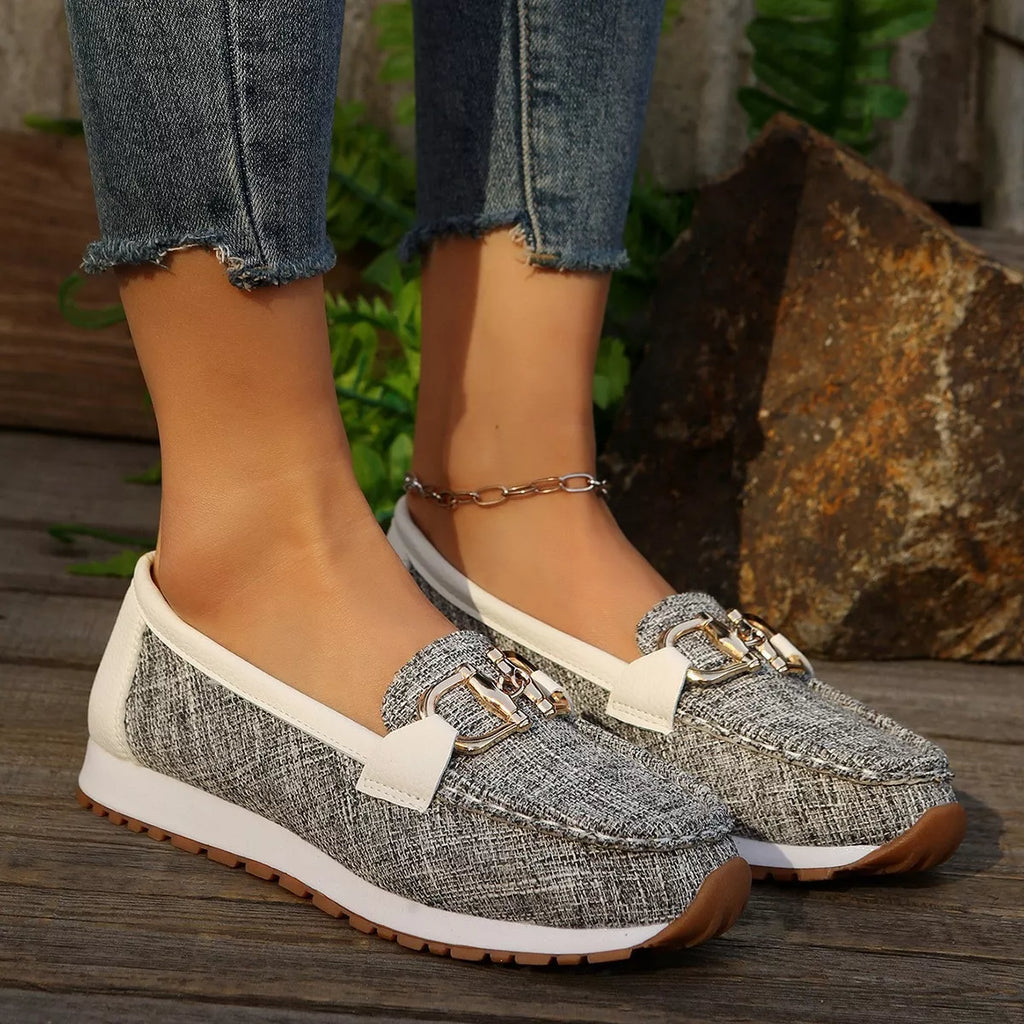 Round Toe Slip-Ons