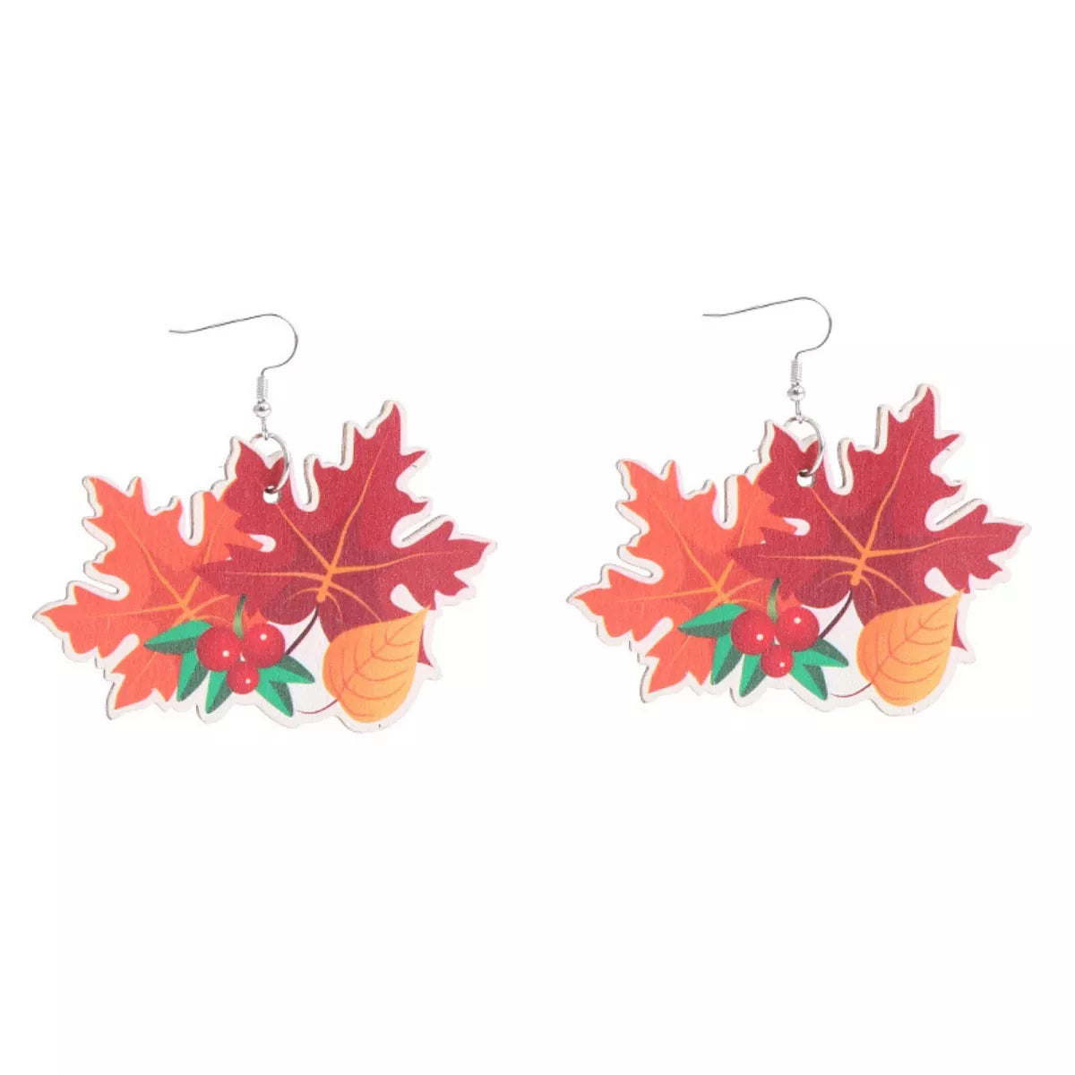 Thanksgiving Leaf Dangle Earrings