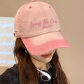 Embroidered Gradient Baseball Cap