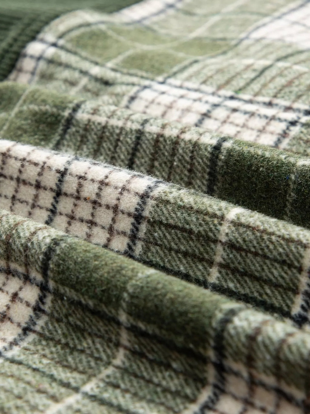 Plaid Button-Up Long Sleeve Shacket with Chest Pockets