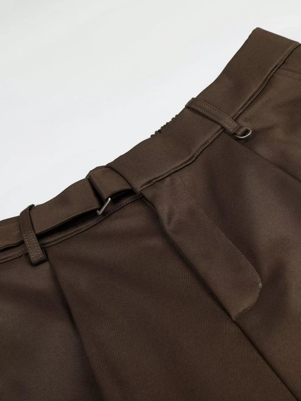 Men's Wide Leg Pleated Capris