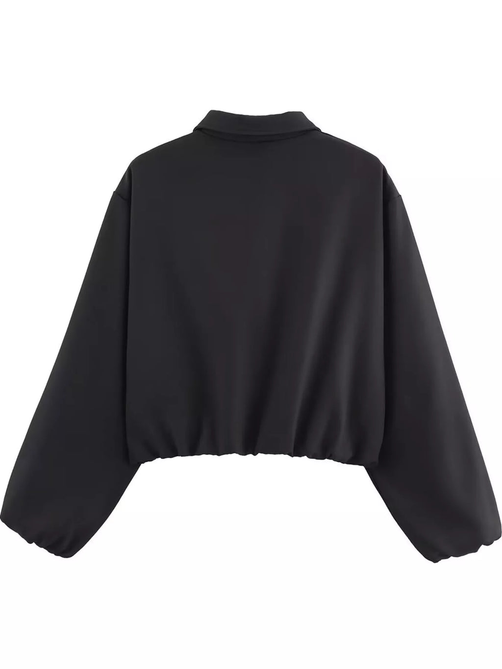 Cropped Zip-Up Jacket