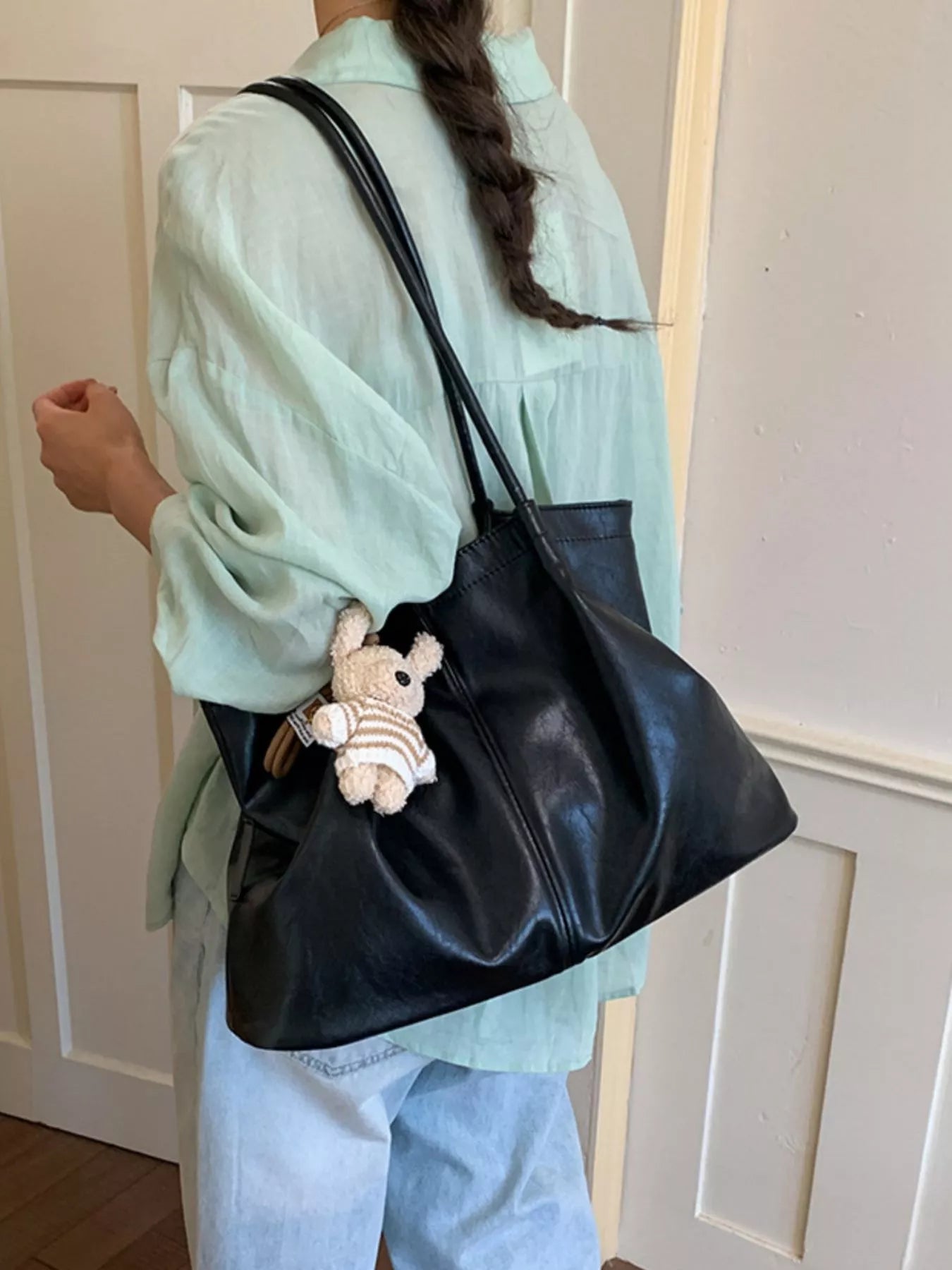 PU Leather Shoulder Bag
