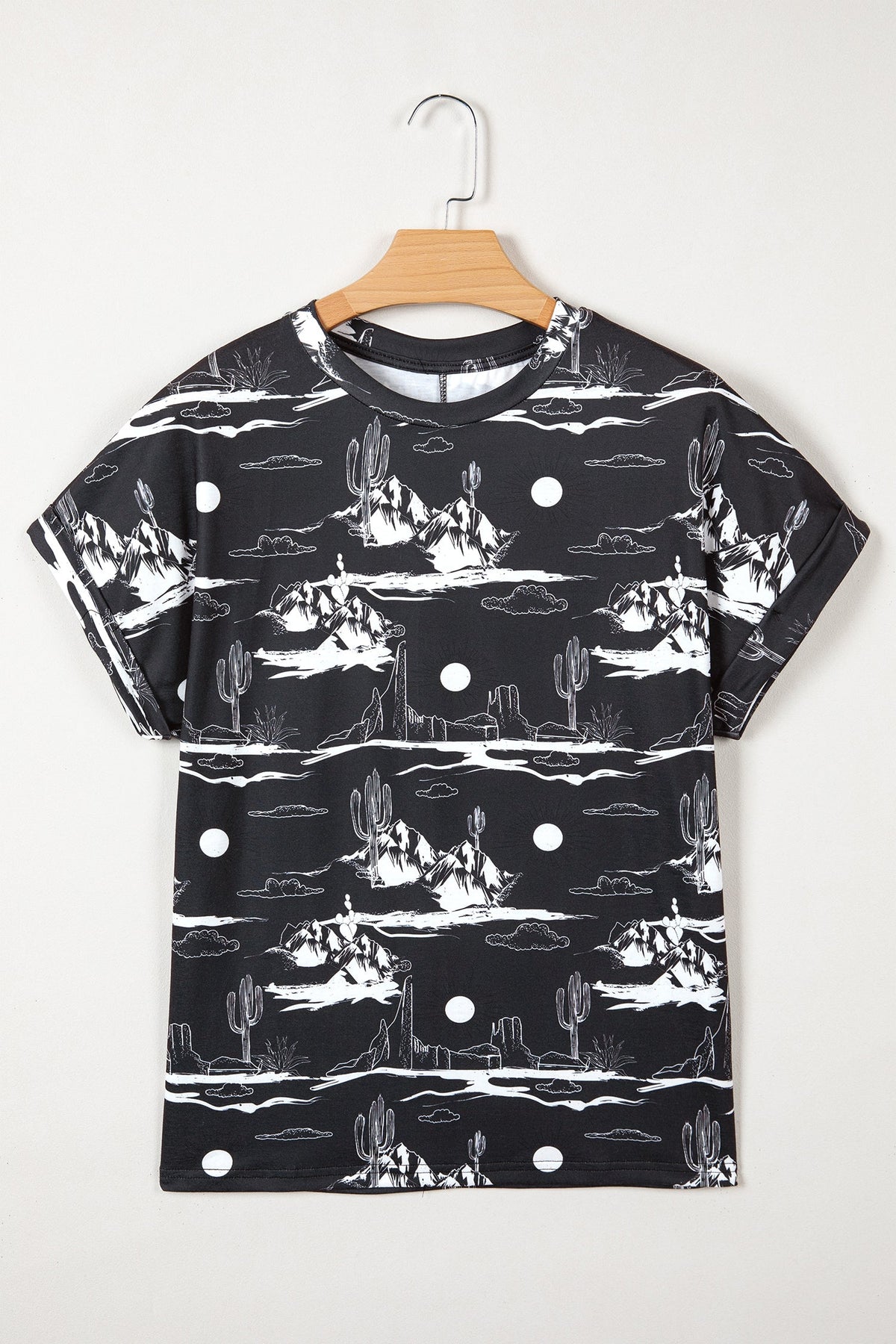 Western Desert Short Sleeve Knit Top