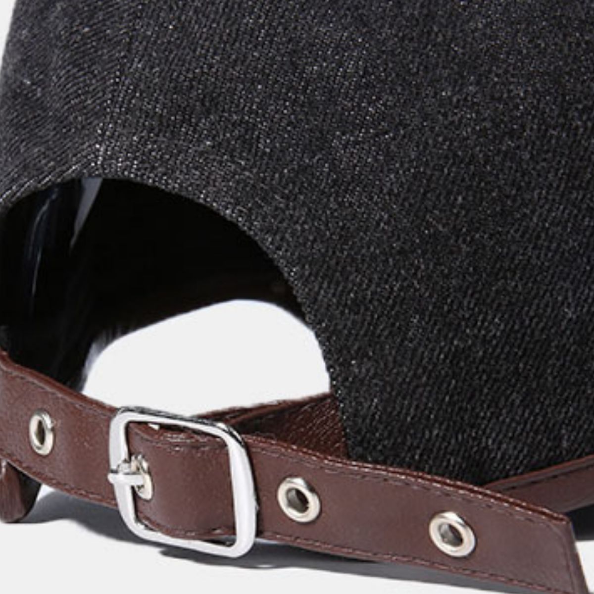 Embroidered Denim Baseball Cap