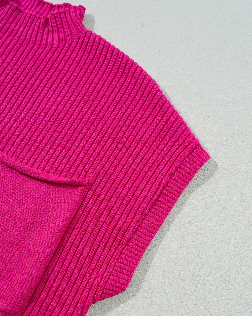 Ayla Short Sleeve Sweater - Bright Pink
