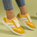 Casual Striped Flats Sneakers