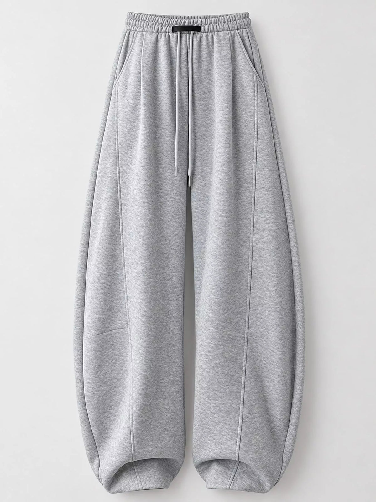 Full Size Drawstring Loose Fit Wide-Leg Sweatpants Plus Size