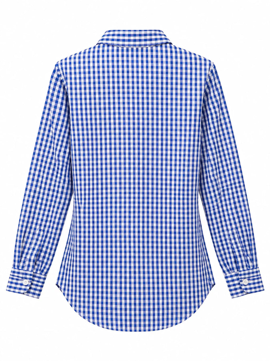 Plus Size Plaid Button-Down Long Sleeve Shirt