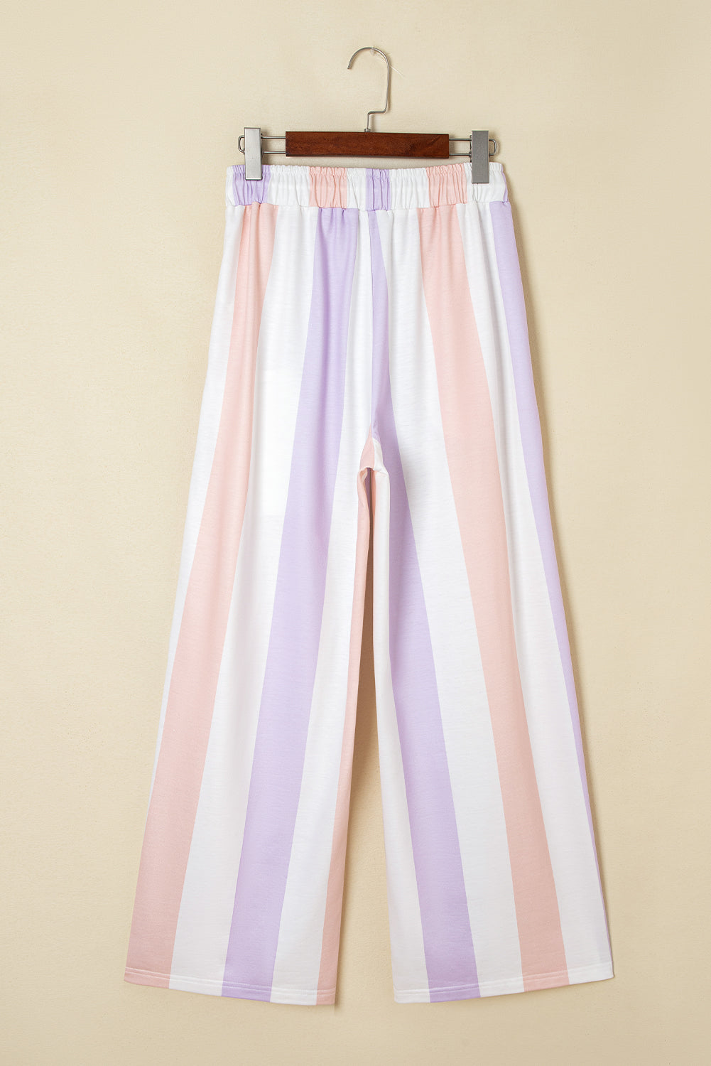 Stripe Drawstring Waist Side Pocket Pants