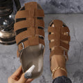 Round Toe Flats Sandals