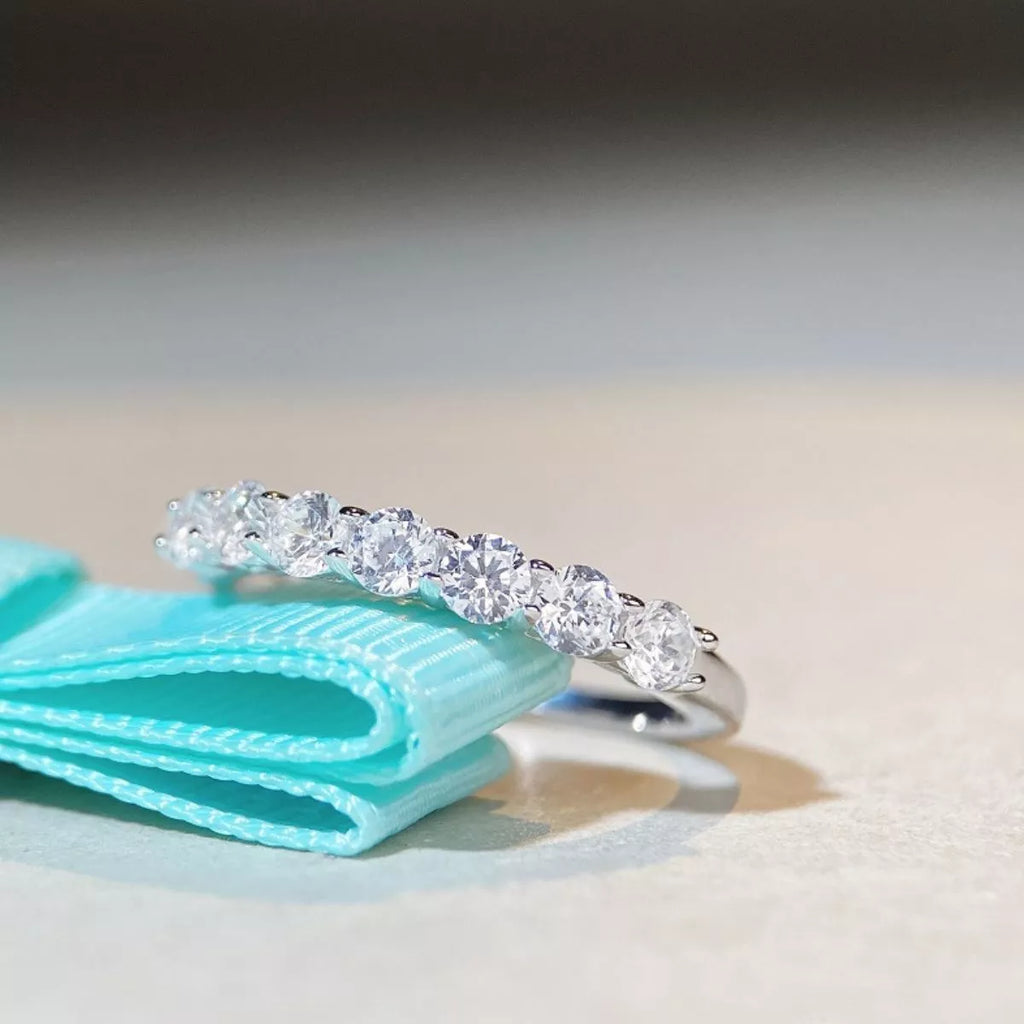 925 Sterling Silver Zircon Ring