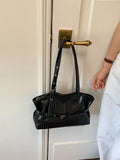 Buckle Detail Shoulder Bag