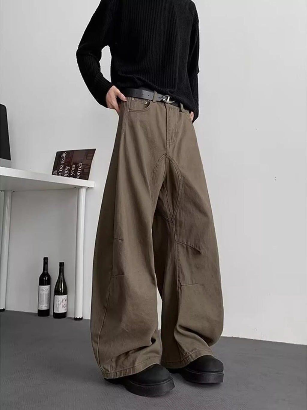 Men's Wide Leg Casual Pants
