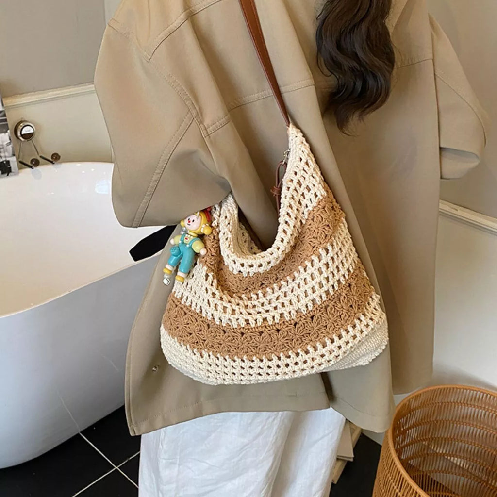 Crochet Knit Shoulder Bag