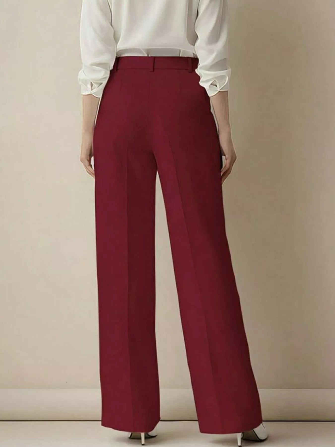 High-Waisted Wide Leg Pants