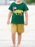 Children's Animal Graphic Short Sleeve T-Shirt
