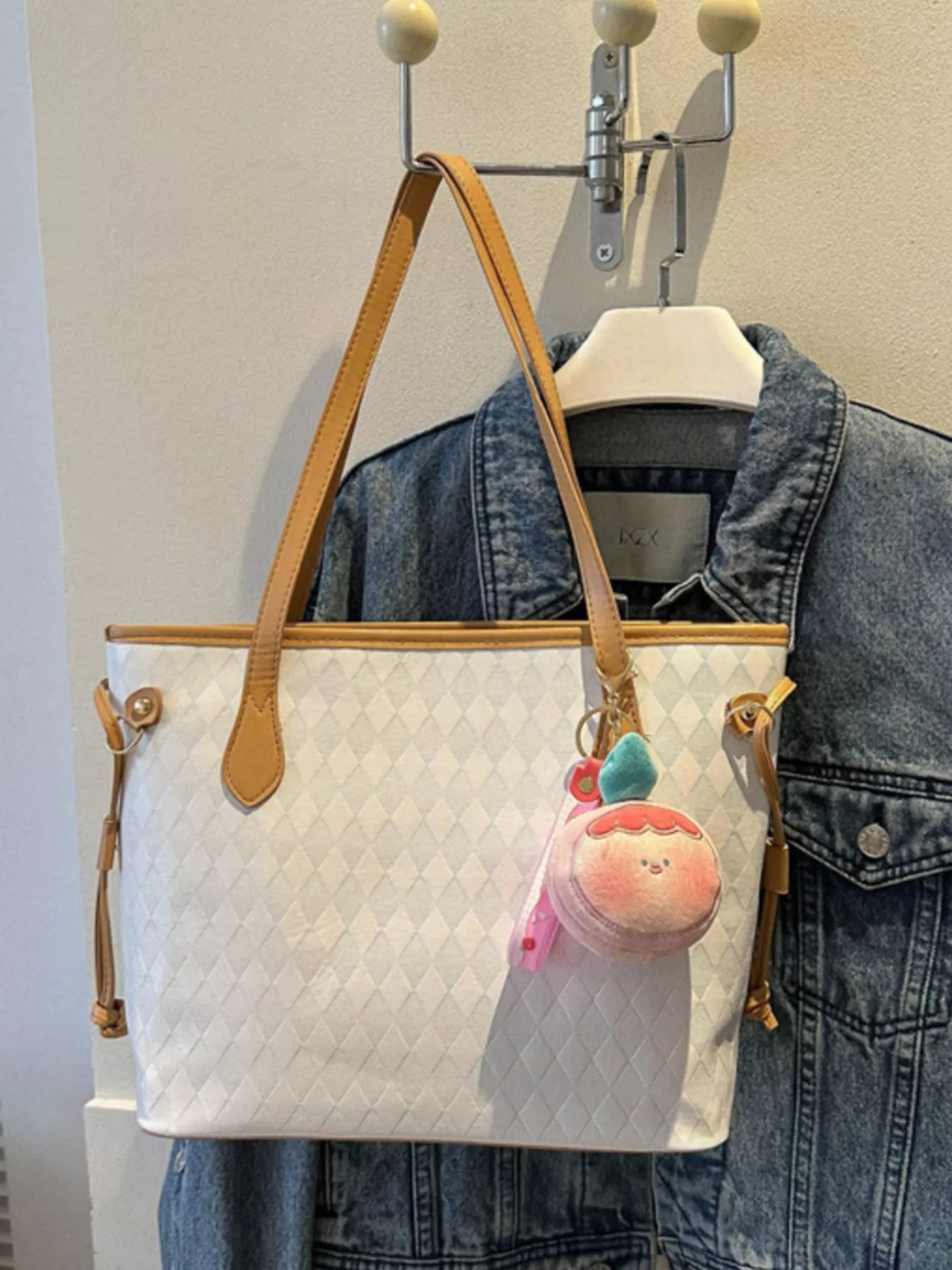 Woven Pattern Tote Bag